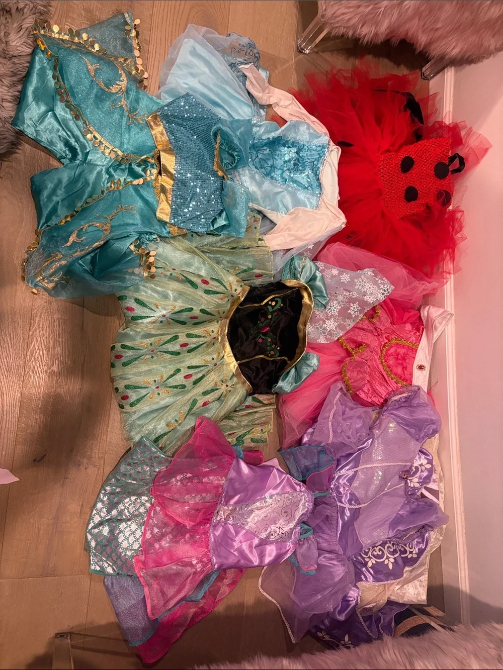 Lot Assorted Girls' Princess and Tutu Costume Lot - Multi-Color